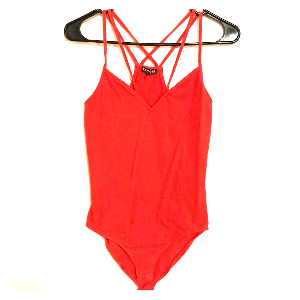 Express Crisscross Strappy Bodysuit